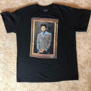 Seinfeld - The Kramer - Black Graphic T Shirt